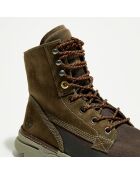 Boots en Cuir & Textile Eagle Bay marron/vert